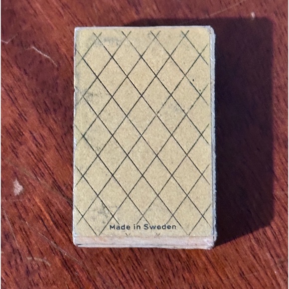 Vintage Matchbox Orthro Sultrin Medical Advertisement Triple Sulfa Cream * FLAWS - Picture 8 of 16